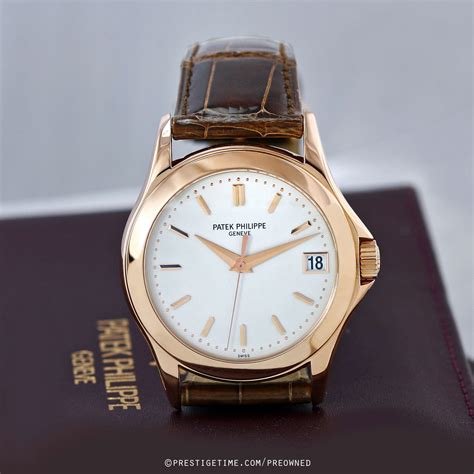 pre owned patek philippe calatrava